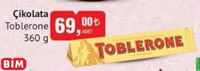 TOBLERONE ÇİKOLATA TOBLERONE ÇİKOLATA